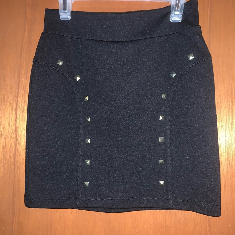 Charlotte Russe studded mini skirt